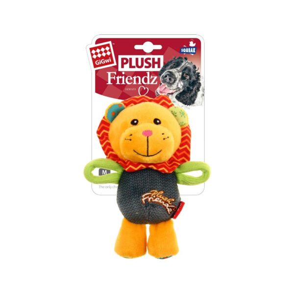 GiGwi Plush Friendz Dog Toy - Lion