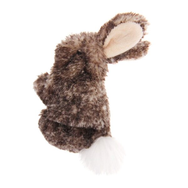 GiGwi Rabbit Fluffy Plush Cat Toy with 3 Refillable Catnip Bags - Image 4