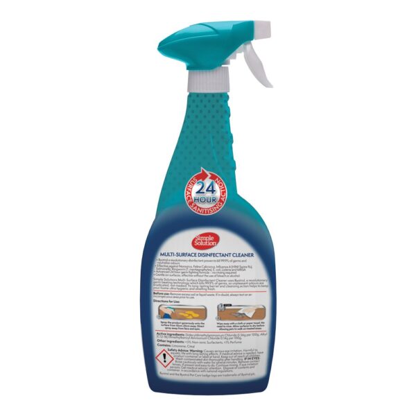 Simple Solution Multi-Surface Disinfectant Cleaner For Pets 750 ml - Image 2