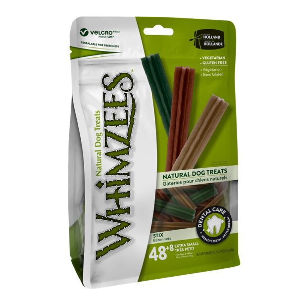 Whimzees Stix Xtra Small 48+8Pcs