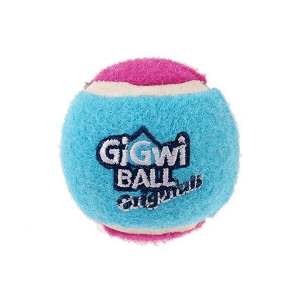 GiGwi Tennis Ball 3pcs with Different Colour in 1 pack (Small) - Image 3