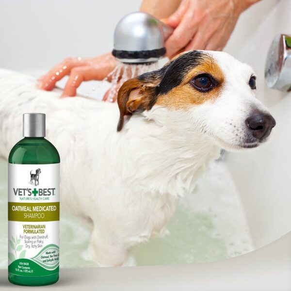 Vet's Best Oatmeal Medicated Dog Shampoo White 16 Oz. - Image 3