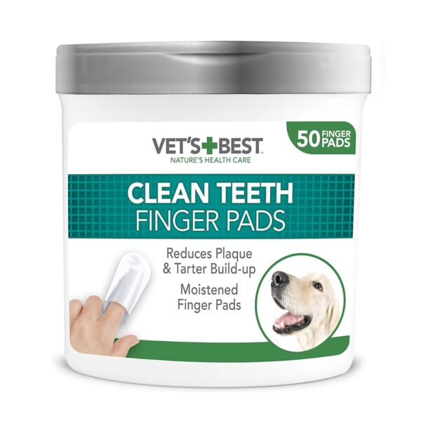 Vet's Best Clean Teeth Finger Pads 50Pads