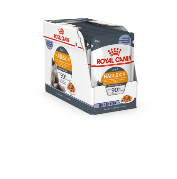 Royal Canin Hair & Skin Jelly (INTENSE BEAUTY) (WET FOOD - Pouches) 12x85g - Image 2