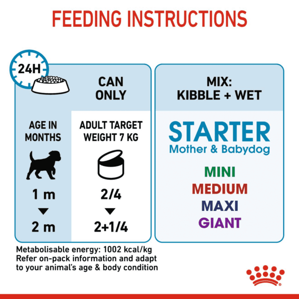 Royal Canin  Canine Health Nutrition Starter Mousse (WET FOOD - Cans) 12 x 195g - Image 5