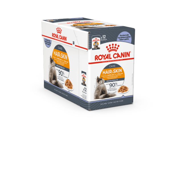 Royal Canin Hair & Skin Jelly (INTENSE BEAUTY) (WET FOOD - Pouches) 12x85g - Image 4