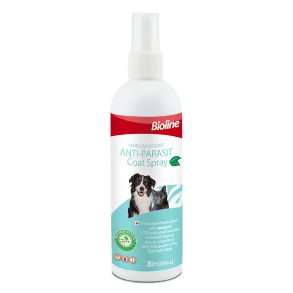 Bioline Anti-Flea and Tick Spray 207 ml[Volume - 207ml, Flavor - Margosa]