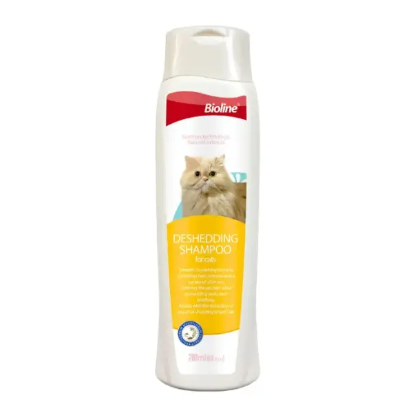 Bioline Deshedding Shampoo For Cat 200ml[Volume - 200ml]