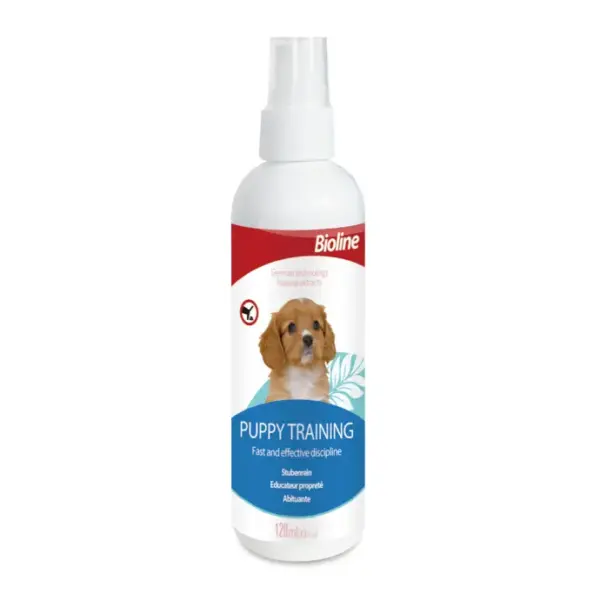 Bioline Puppy Training Spray 120ml[Volume - 120ml]