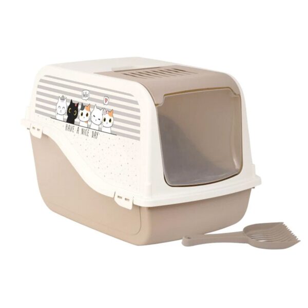 Mp Bergamo  Top free Hooded Cat litter Box ? 57 x 39 x 38h