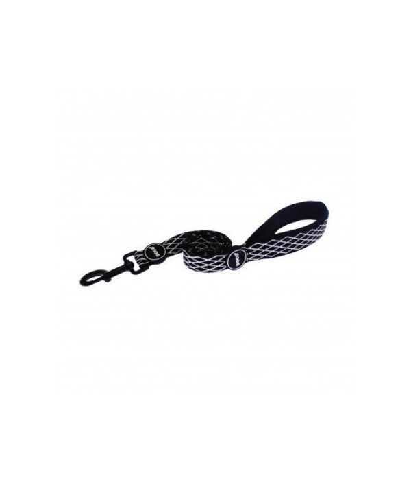 DOCO Diamante Leash With Handle 4ft (DPN1048) - 2.5 X 120cm[Color - Black, Size - S]