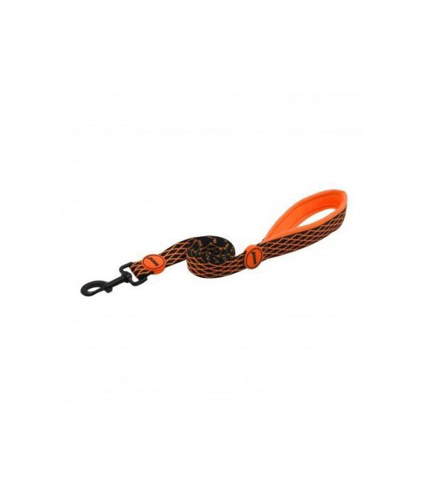 DOCO Diamante Leash With Handle 4ft (DPN1048) - 2.5 X 120cm[Color - Orange, Size - L]