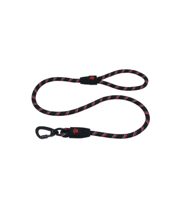 Doco 5ft Reflective Rope Leash With Click & Lock Snap (DCROPE5060)[Color - Maroon, Size - L]