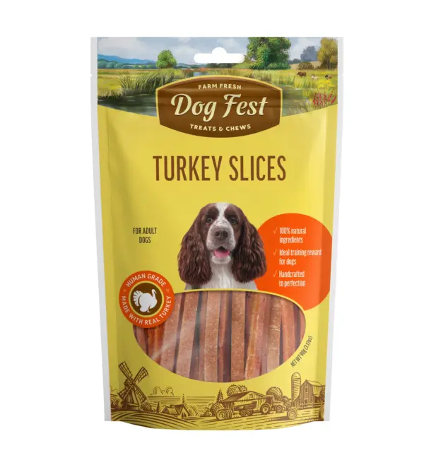 Dog Fest Turkey Slices For Adult Dogs[Weight - 90g]