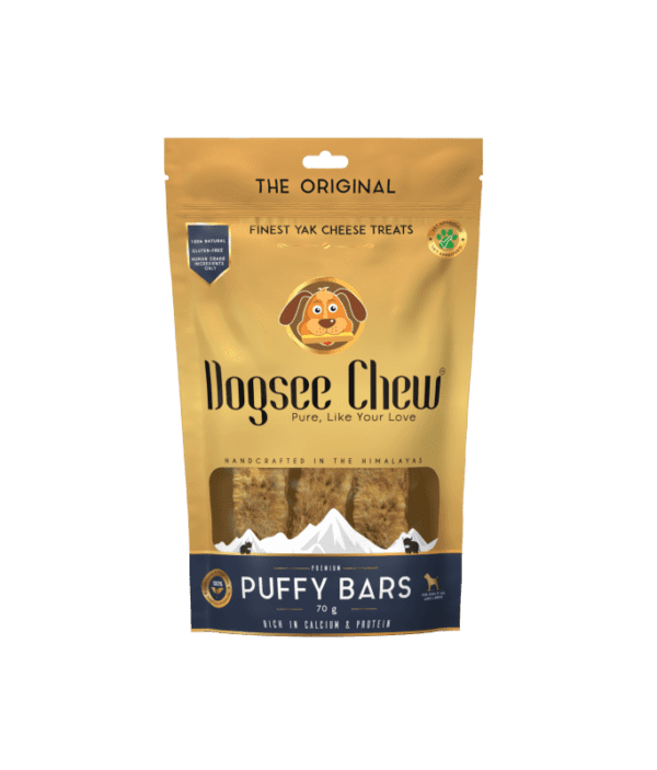 Dogsee Puffy Bars: Soft Dental Dog Treats 70g