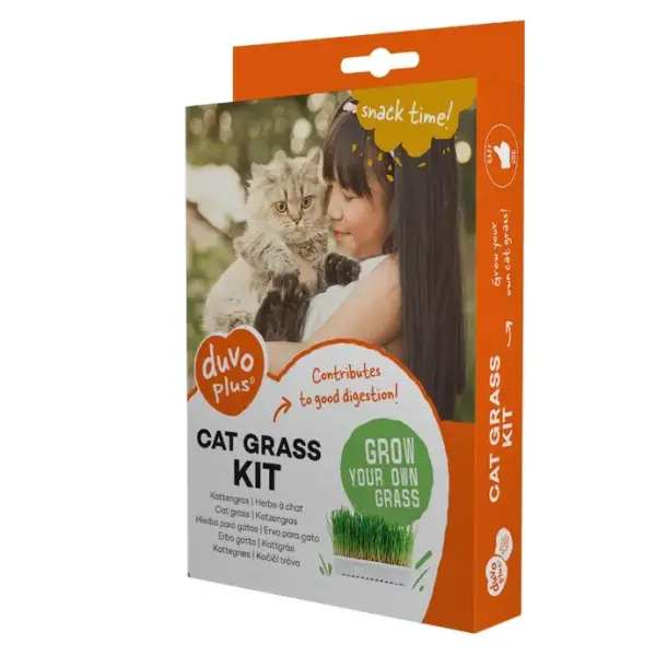 Duvo+ Cat Grass Kit - 70g - 17,5x13x3cm