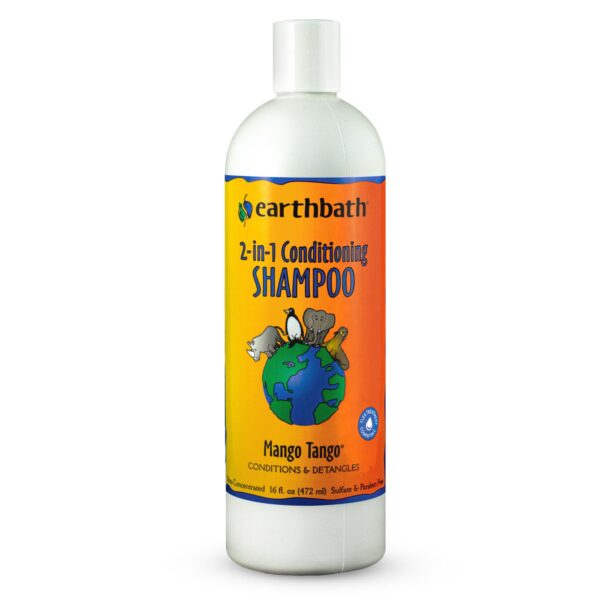 Earthbath 2in1 Shampoo & Conditioner with Mango Tango Scent 472 ml