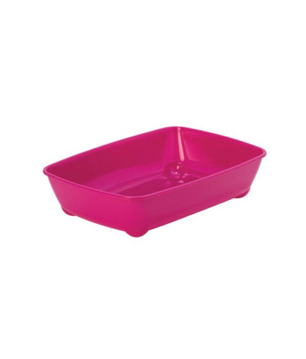 Moderna Arist-O-Tray-Cat Litter Tray[Color - Pink, Size - L]