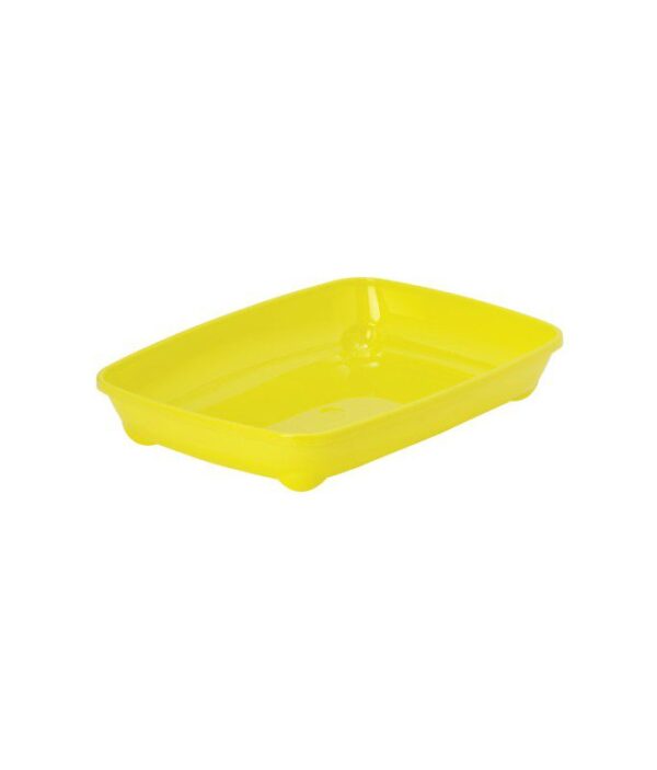 Moderna Arist-O-Tray-Cat Litter Tray[Color - Yellow, Size - S]