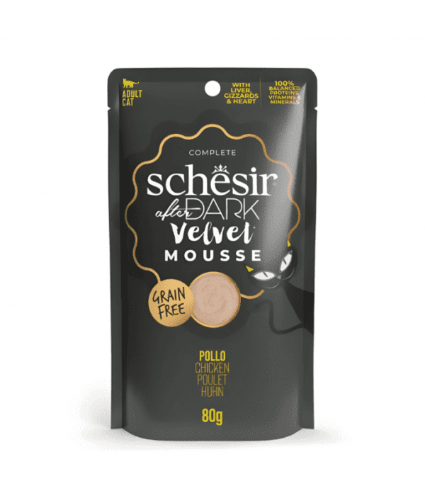 Schesir After Dark Velvet Mousse For Cat - Chicken 80g