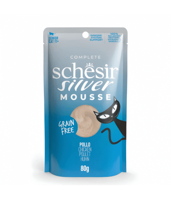 Schesir Silver Mousse Senior Cat - Chicken 80g