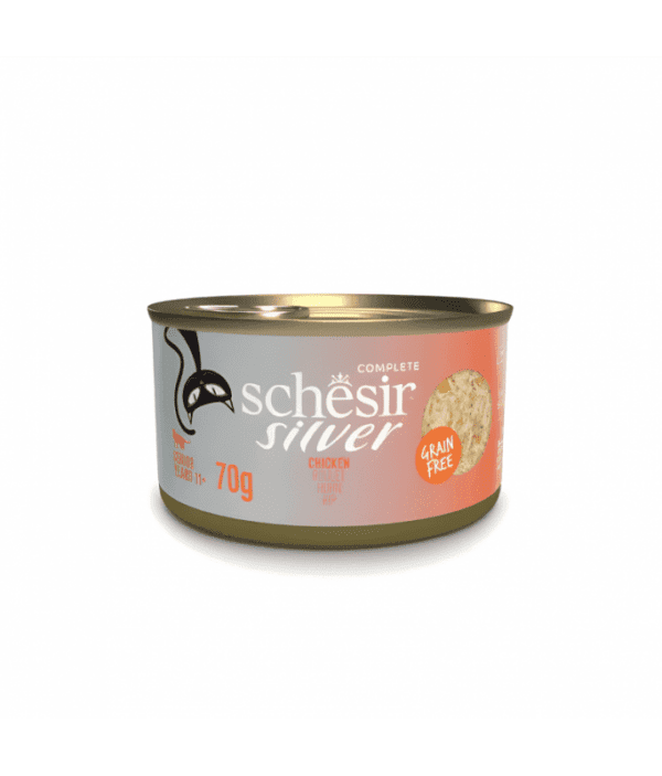 Schesir Silver Senior Cat Wholefood - Chicken 70g