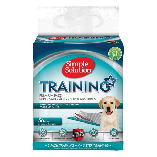 Simple Solution Absorbent Puppy Training Pads (55x56cm) 56 pcs