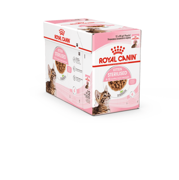 Royal Canin Kitten Sterilised Gravy (WET FOOD - Pouches) 12x85G