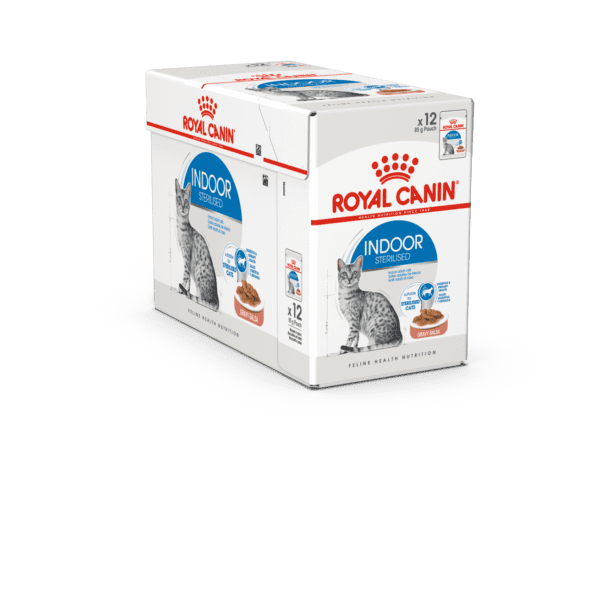 Royal Canin Indoor (WET FOOD - Pouches) 12 x 85g - Image 2