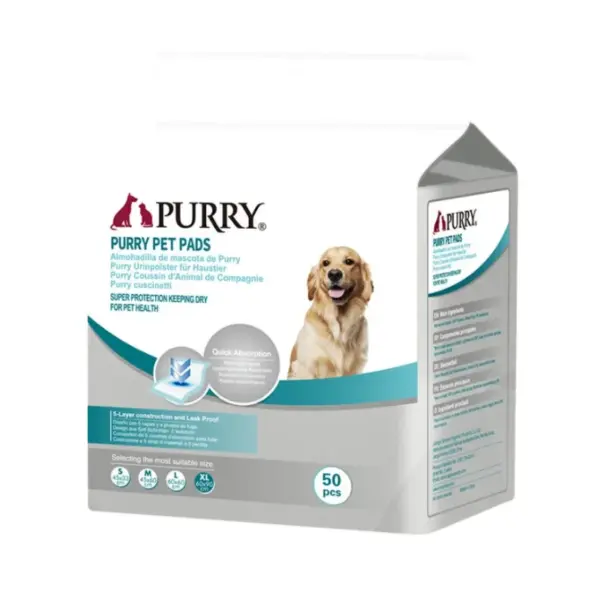 Purry Pet Training Pads  60x90Cm - 50Pcs