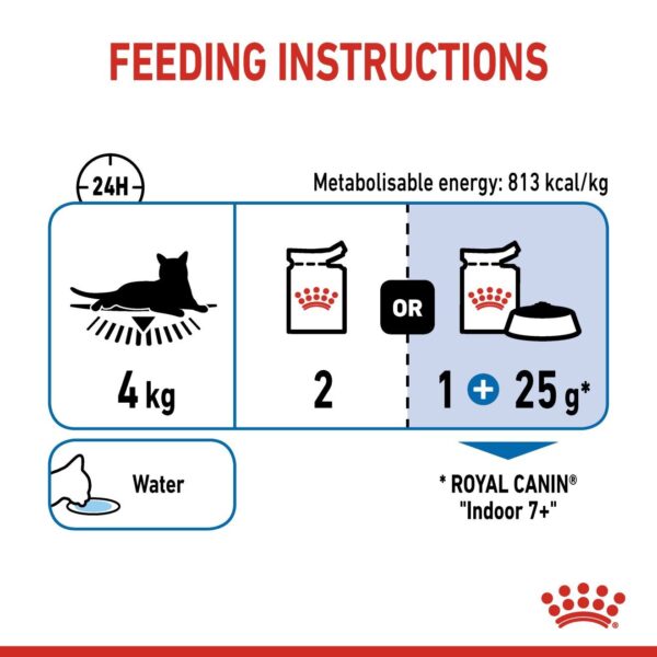 Royal Canin Indoor 7+ Jelly (WET FOOD - Pouches) 12 x 85g - Image 5