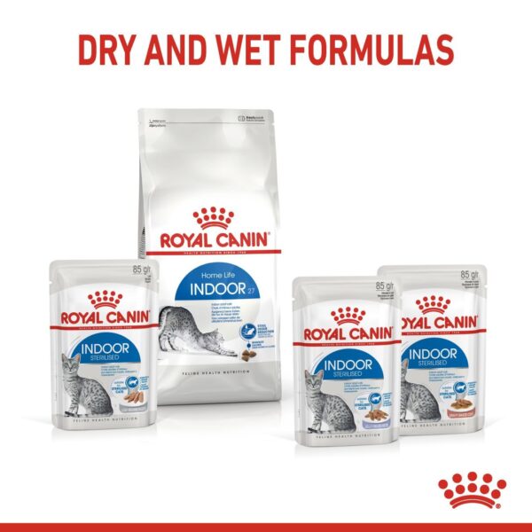 Royal Canin Indoor Jelly (WET FOOD - Pouches) 12 x 85g - Image 5