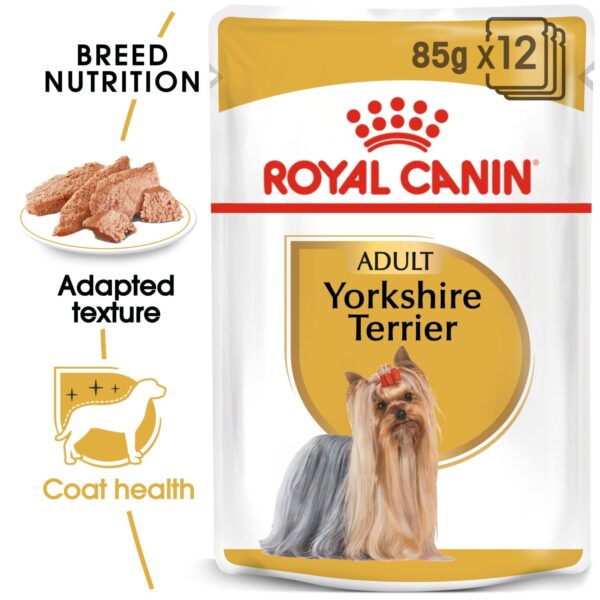 Royal Canin  Yorkshire Adult (WET FOOD - Pouches) 12 x 85g