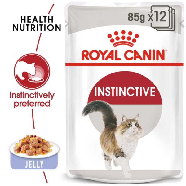 Royal Canin Instinctive Adult Cats Jelly (WET FOOD - Pouches) 12 x 85g - Image 2