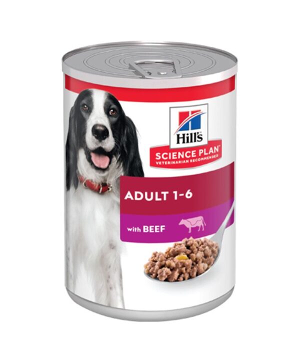 Hill's Science Plan Beef Adult Wet Dog Food 370g