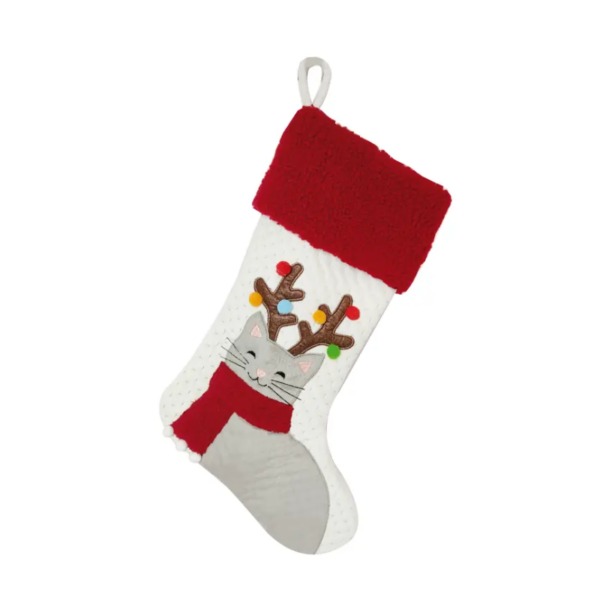 Bobby christmas sock cat 44 x 28 cm