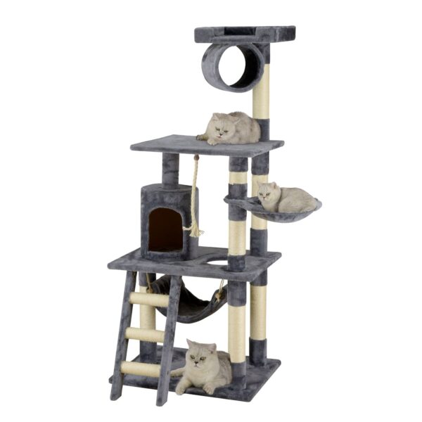 Go Pet Club 62" Classic Cat Tree with Sisal Covered Posts